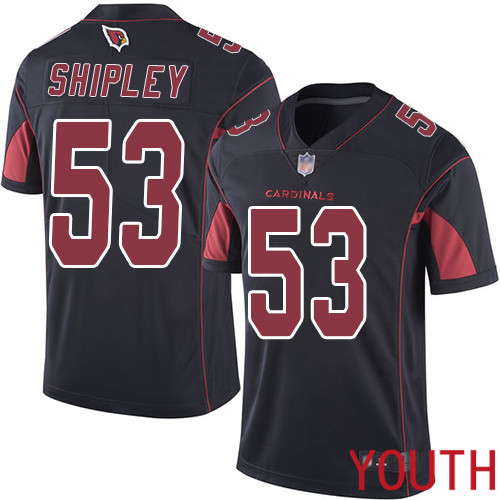 Arizona Cardinals Limited Black Youth A.Q. Shipley Jersey NFL Football #53 Rush Vapor Untouchable